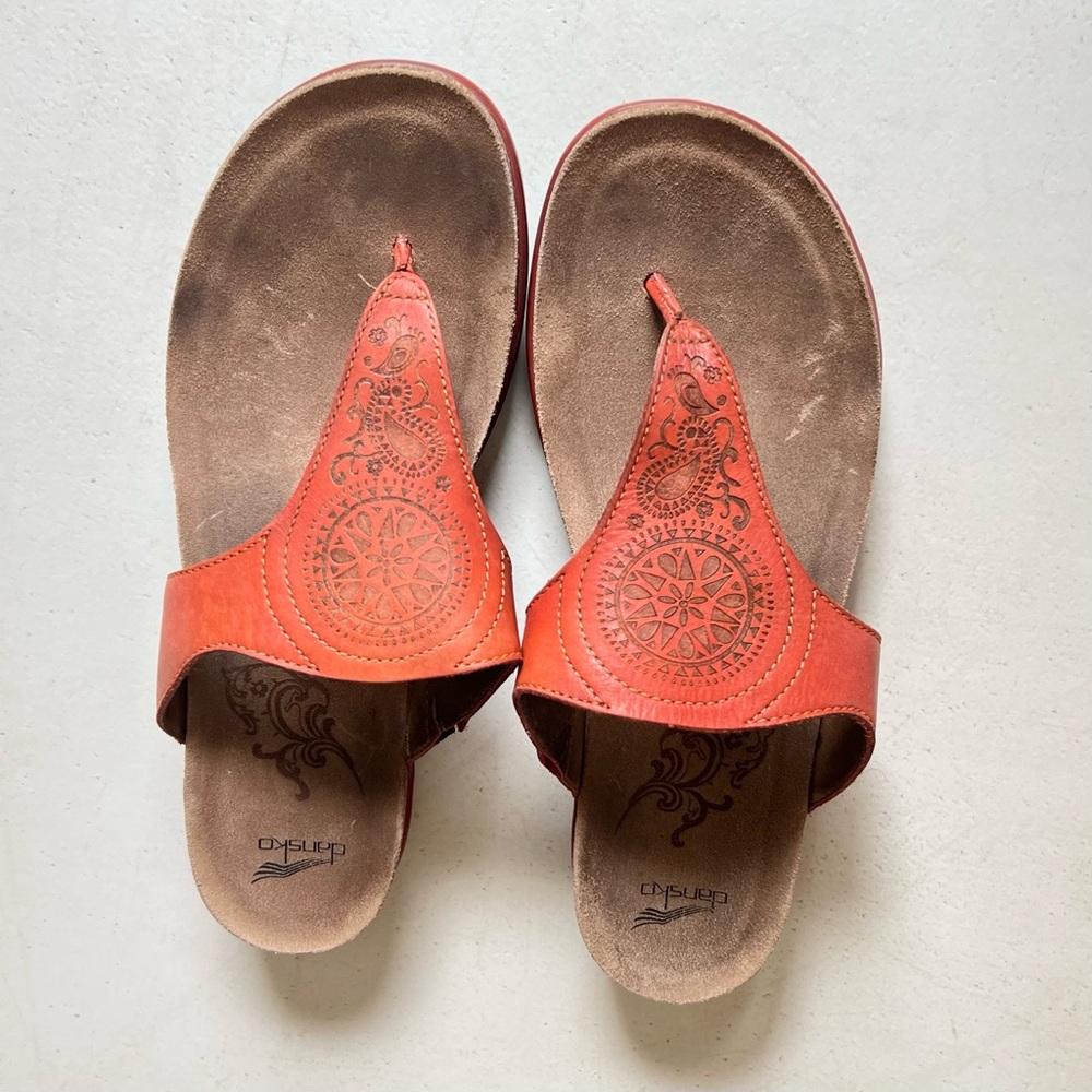 Dansko Mandala-Embossed Sandals